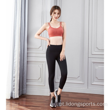 Women Fitness Yoga Bra Pant roupas de roupa ativa